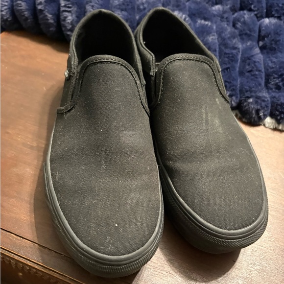 Vans Black Asher Platforms - Picture 1 of 4